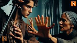 Son Threatens Mother with Sword in Nagpur Over 10,000 Rupees for New Phone
								